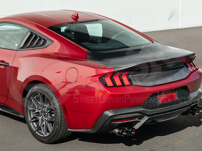 2024-UP FORD MUSTANG S650 | REAR LICENSE PLATE FRAME TRIM COVER